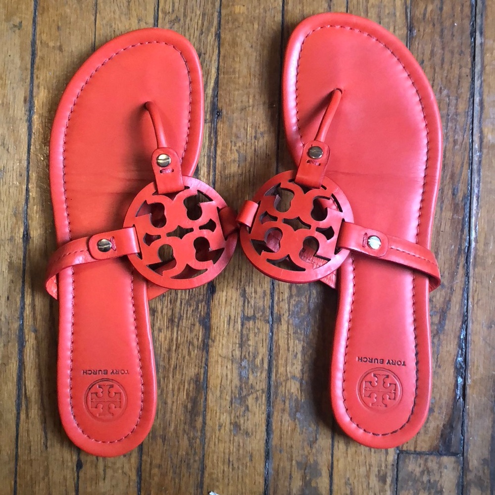 Tory Burch Miller Leather Sandals